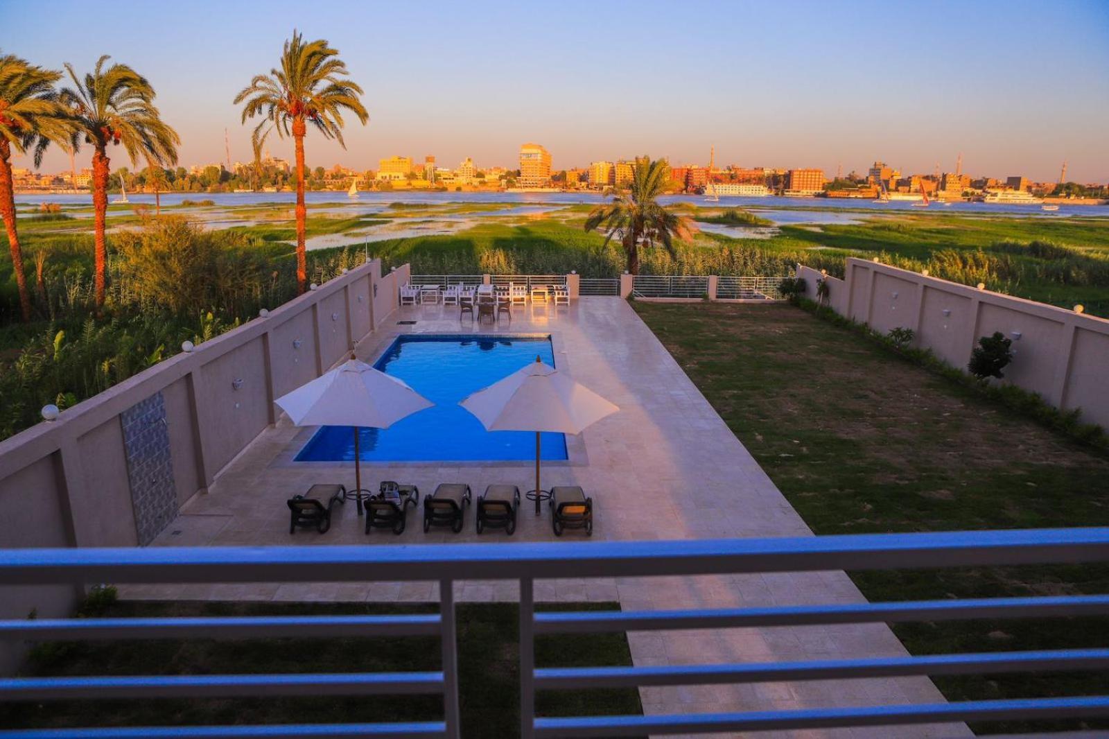 Royal Nile Villa - Pool View Apartment 1 Luxor Exterior foto
